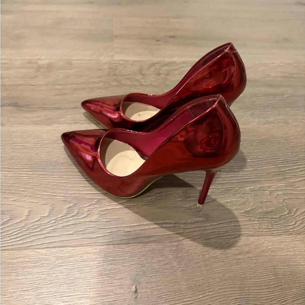 Unlisted Red Women's Heels - Picture 2 of 7